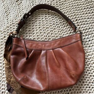 Coach Brown Leather Shoulder Bag